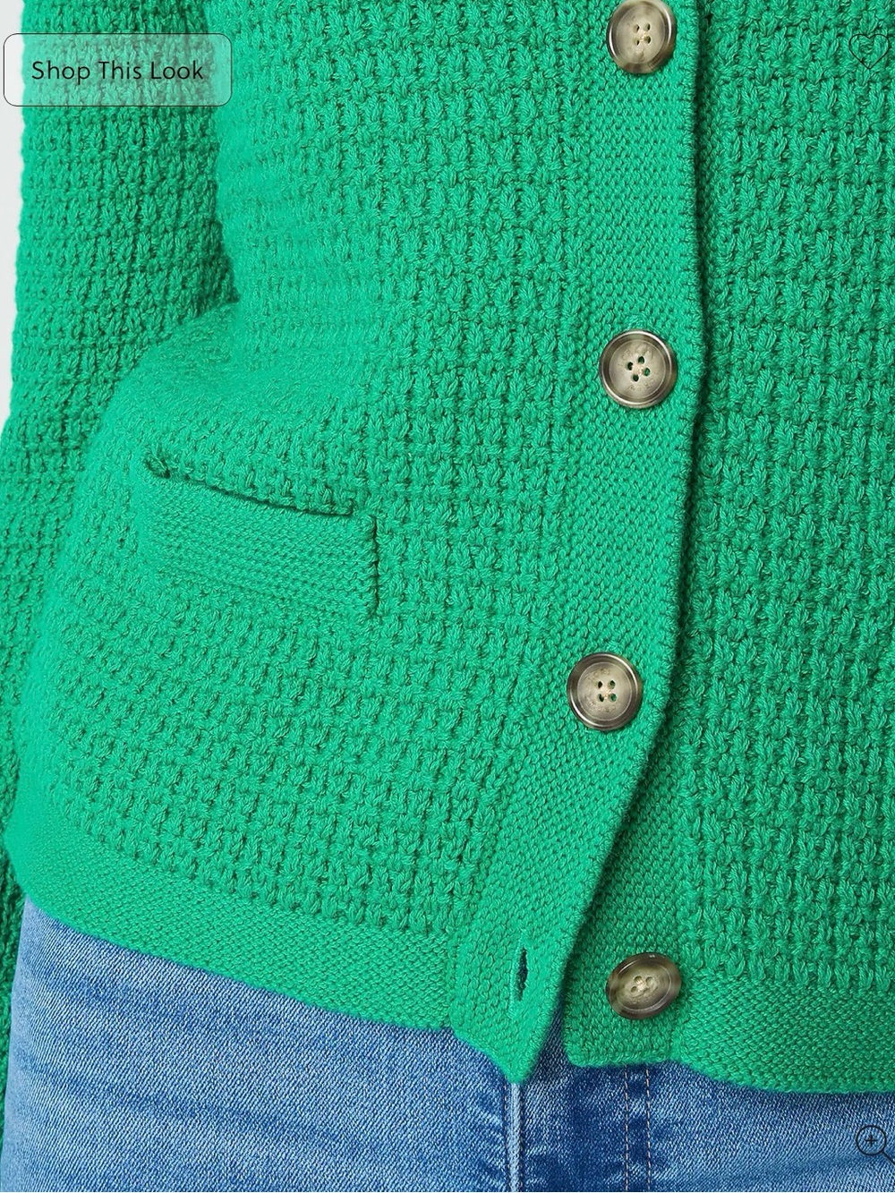 J. Crew Factory Kelly Green Sweater Cardigan Size XL - Picture 3 of 9